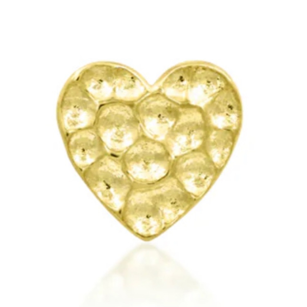 Junipurr Hammered Heart Threadless End